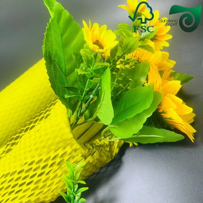 FSC Eco Friendly Honeycomb Paper Cushion Pad  Shockproof Packaging white For E Commerce