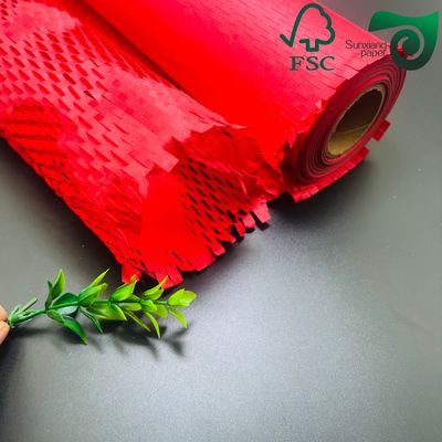 FSC Eco Friendly Honeycomb Paper Cushion Pad  Shockproof Packaging white For E Commerce