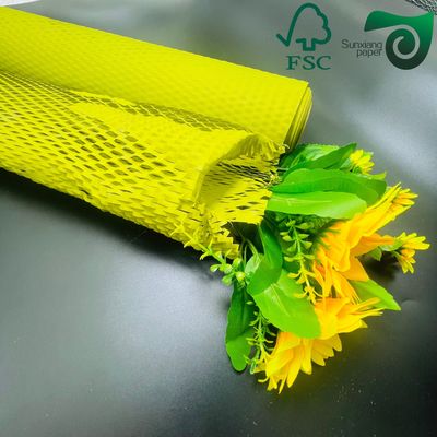 FSC 80gsm Brown Honeycomb Paper Wrap Eco Cushion For E Commerce Fragile Items