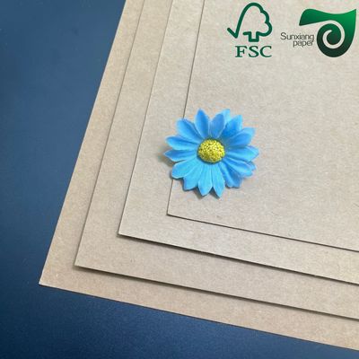 300gsm 450gsm Virgin Brown Kraft Liner Paper Anti-Curl Wrapping Grade