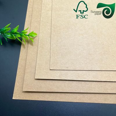 FSC Certified 400gsm Food Grade Brown Kraft Board For Lunch Boxes Meal Boxes