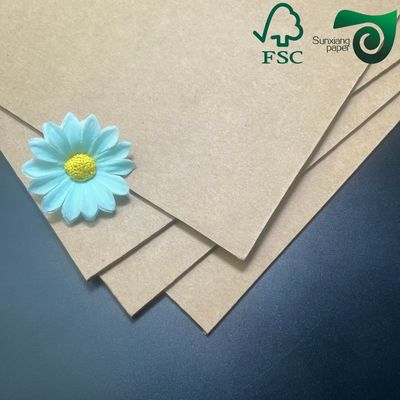 FSC 180gsm 350gsm Brown Polycoated Kraft Paper Single Double Sided For Cups Bowls