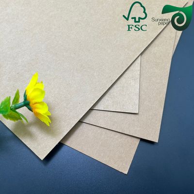 FSC Certified 400gsm Food Grade Brown Kraft Board For Lunch Boxes Meal Boxes