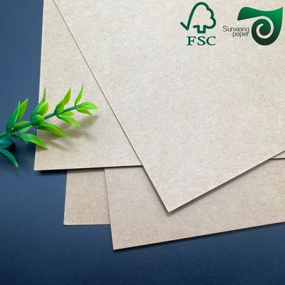 FSC Certified 350gsm Food Grade Brown Kraft Board For Lunch Boxes Food Packaging