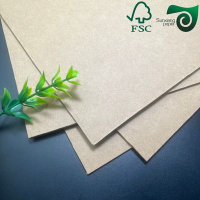 FSC Food Grade Brown Kraft Board 270gsm 300gsm Ideal For Lunch Boxes Food Packaging