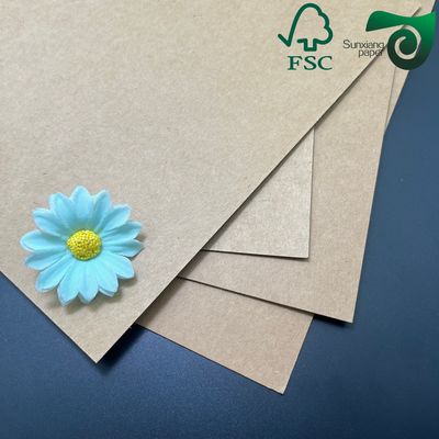 FSC Certified 400gsm Food Grade Brown Kraft Board For Lunch Boxes Meal Boxes