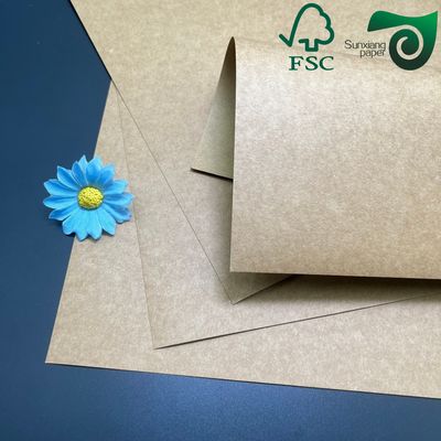 350gsm Food Grade Brown Kraft Board FSC Certified For Safe Food Packaging Boxes