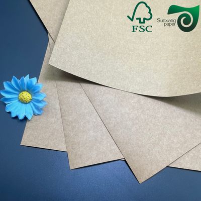 350gsm Food Grade Brown Kraft Board FSC Certified For Safe Food Packaging Boxes