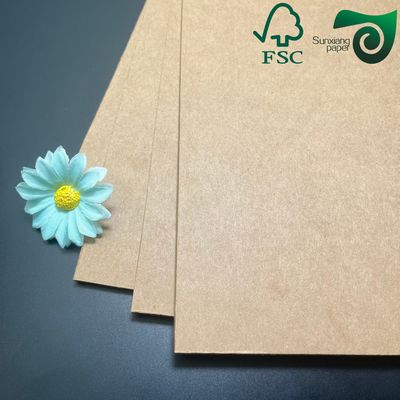 FSC 0.5mm 400gsm Reddishness Kraft Paper Board Offset Printing For Packing Box