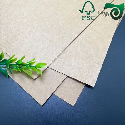 FSC Certified 350gsm Food Grade Brown Kraft Board Ideal For Lunch Boxes Food Packaging