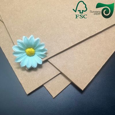 FSC Certified Food Grade Brown Kraft Board  300gsm For Lunch Boxes  Food Packaging