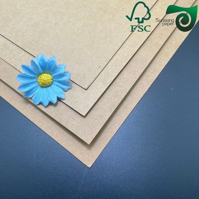 FSC Certified Food Safe Brown Kraft Cardboard 350gsm 400gsm Lunch Box Packaging Grade