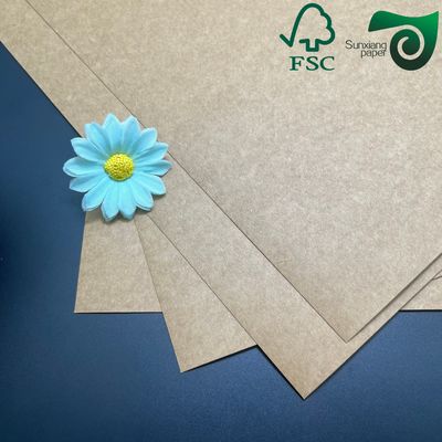 FSC Certified 350gsm Food Grade Brown Kraft Board Ideal For Lunch Boxes Food Packaging