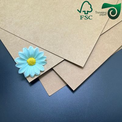 350gsm Food Grade Brown Kraft Board FSC Certified For Safe Food Packaging Boxes