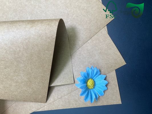 FSC Certified 350gsm Food Grade Brown Kraft Board Ideal For Lunch Boxes Food Packaging