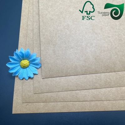 FSC Certified Food Grade Brown Kraft Board 270gsm 300gsm Ideal For Lunch Boxes