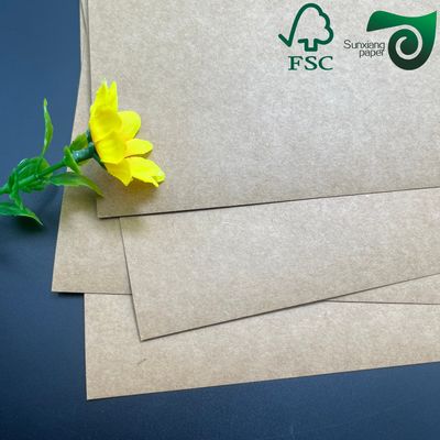 FSC Certified Food Grade Brown Kraft Board 270gsm 300gsm Ideal For Lunch Boxes