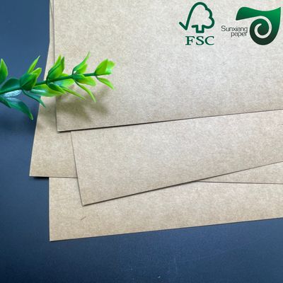 FSC Bleached Machine Glazed  MG  Kraft Paper 400gsm Food Safe Packaging Solution