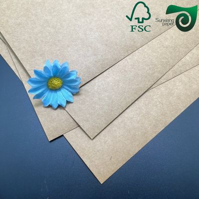 FSC Bleached Machine Glazed Kraft Paper  300gsm 350gsm  Food Grade Packaging Solution