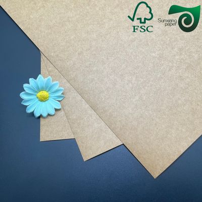 FSC Food Safe Brown Kraft Cardboard  350gsm 400gsm Durable Lunch Box Packaging Material