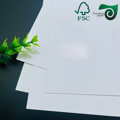 FSC 250gsm High Brightness Glossy Text Cover Paper  For Outstanding Offset Print Results