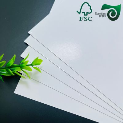 FSC Certified Eco Friendly 300gsm C2S Double Side Glossy Coated Laser Paper Card