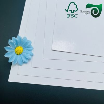 FSC 75gsm 80gsm High White Cast Coated Paper For Chip Can Tube Labels