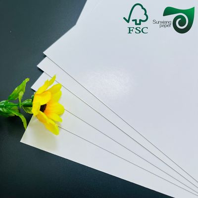 FSC 250gsm C2S Double Side Glossy Coated Laser Paper Card For Digital Printing Grade