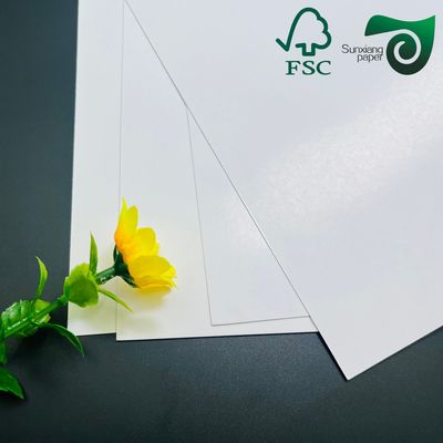 FSC 120gsm 140gsm C2S Crystal White Gloss Coated Paper For Business  Periodical Printing