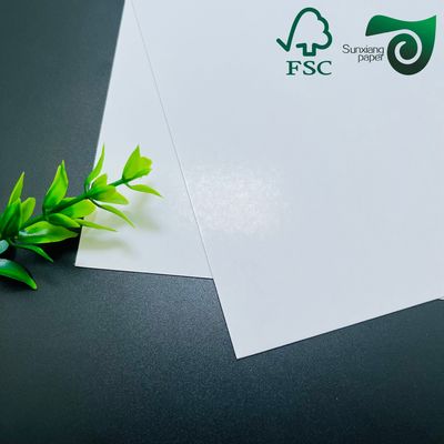 FSC 128gsm 150gsm Coated Gloss Digital Printing Paper Ideal For Menus Promotional Materials