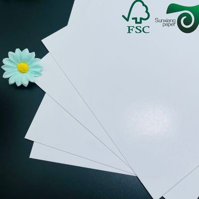 FSC Certified Glossy Coated Digital Printing Paper  128gsm 150gsm A3 A4 For Premium Menus