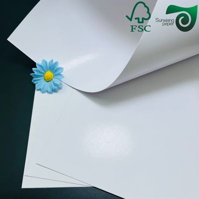 FSC C2S Glossy Couche Paper 100% Virgin Wood Pulp For Magazines Notebook Covers