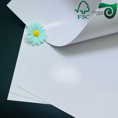 FSC Glossy Coated Paper  140gsm 300gsm  High Whiteness C2S Art Board for Color Prints