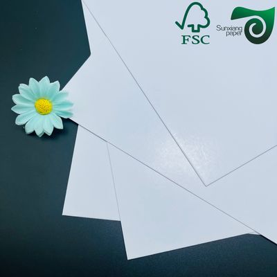 FSC Double Sided Gloss Coated Digital Printing Paper 128gsm 150gsm For Menus Premium