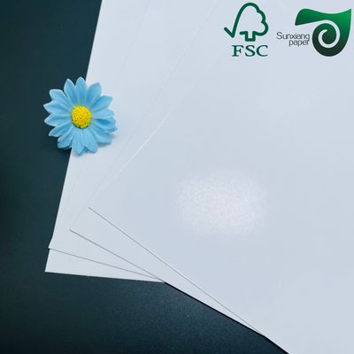 FSC 100grs  157grs White Coated Cardboard Brilliant Coated Face C2S Couche Paper