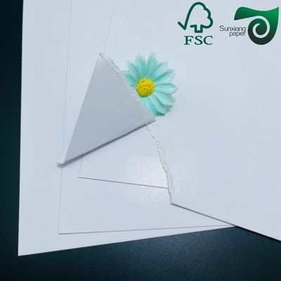 FSC 100grs  157grs White Coated Cardboard Brilliant Coated Face C2S Couche Paper
