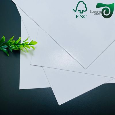 FSC 24" 36" Laser Gloss Coated Text Paper  Sunxiang Paper For Calendar Printing Premium Quality