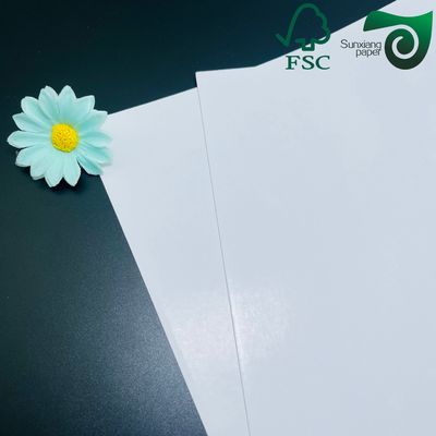FSC White C2S Glossy Paper 115gsm 150gsm Double Side Glossy Coated Paper