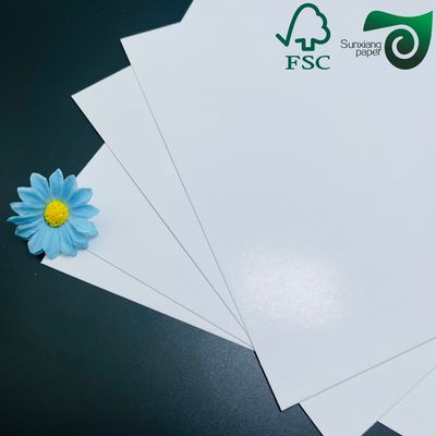 FSC 70gsm Single Sided Coated Paper C1S Inkjet Paper For Label Sheets
