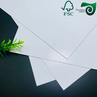 FSC White C2S Glossy Paper 115gsm 150gsm Double Side Glossy Coated Paper