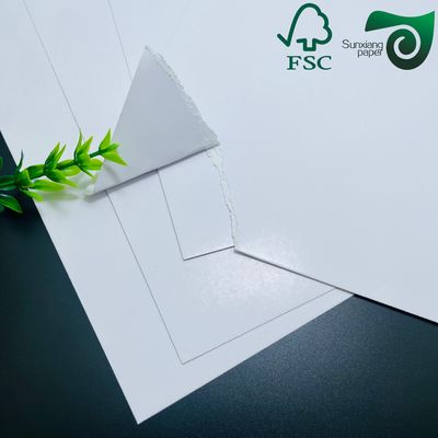 FSC White C2S Glossy Paper 115gsm 150gsm Double Side Glossy Coated Paper