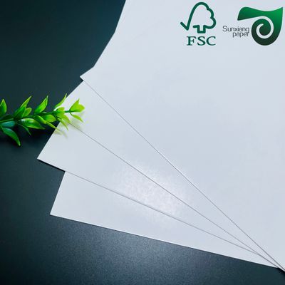 FSC 200gsm White Food Grade Cup Bowl Stock Paper Single Side PE Coated Board