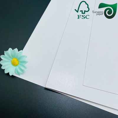 FSC 58gsm 60gsm LWC Paper Light Weight Coated White Paper Double Sides Gloss