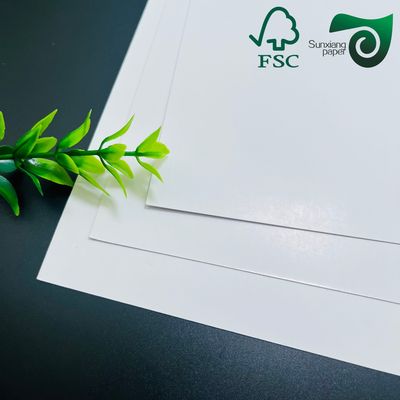 FSC 180gsm C2S Glossy Coated Paper High Ink Absorption Smooth Surface
