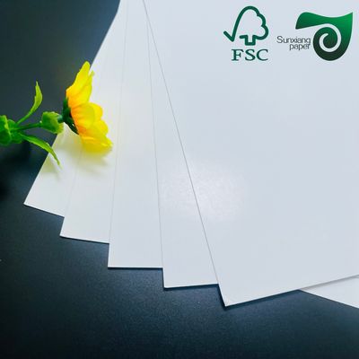 FSC 75gsm 80gsm High White Cast Coated Paper For Chip Can Tube Labels
