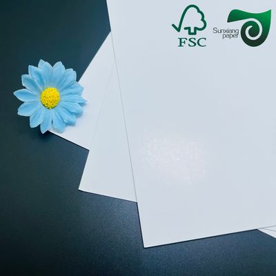 FSC 80gsm 120gsm 140gsm C2S Crystal White Gloss Paper Business   Periodical Printing