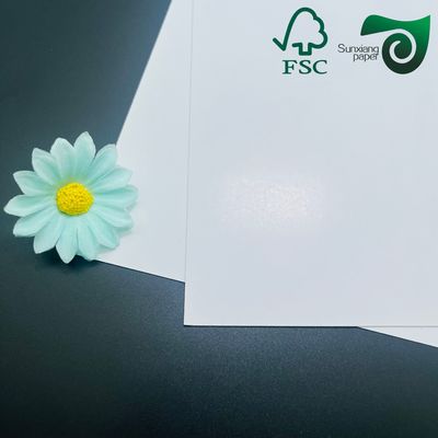 FSC 16pts 20pts 2 Side Clay Coated Cardboard For Exquisite Gift Box SBS White Cardboard