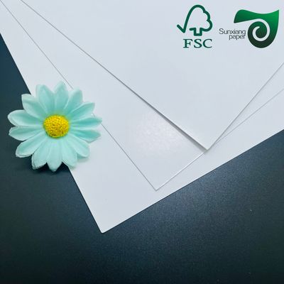 FSC230gsm 270gsm Double Sided Glossy American Bristol Paper Board Ideal For Sheet Printing