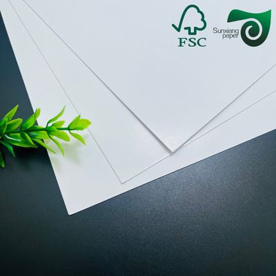 FSC230gsm 270gsm Double Sided Glossy American Bristol Paper Board Ideal For Sheet Printing
