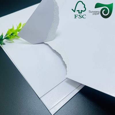 FSC 140gsm 150gsm White Double Sided Coated C2S Art Paper For Cover High End Printing